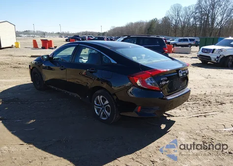 2016 Honda Civic Lx из США, поврежденный, VIN 19XFC2F55GE060051